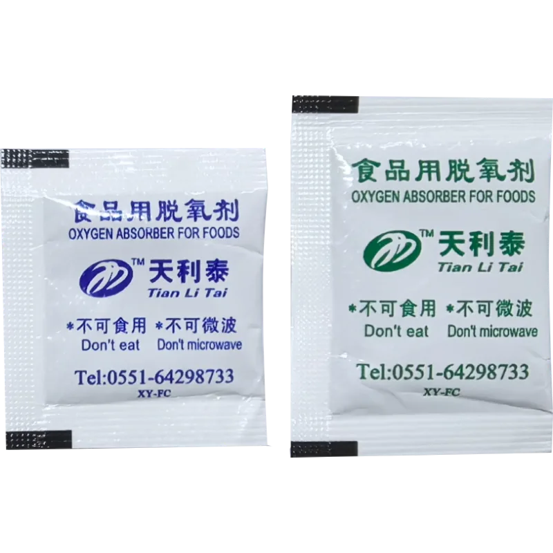 Oxygen absorber for roasted seeds and nuts
